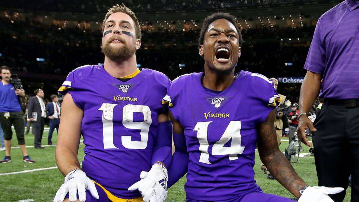 Adam Thielen y Stefon Diggs