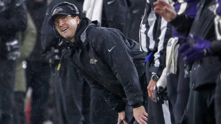 John Harbaugh enfrentando a los Steelers en Maryland