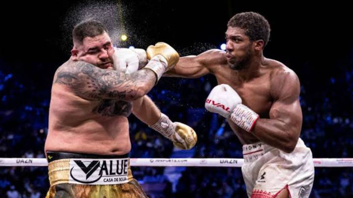 Andy Ruiz enfrentando contra Anthony Joshua