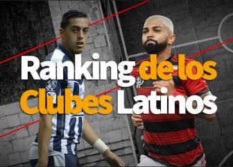 Flamengo y Monterrey en el top del ranking de clubes latinos