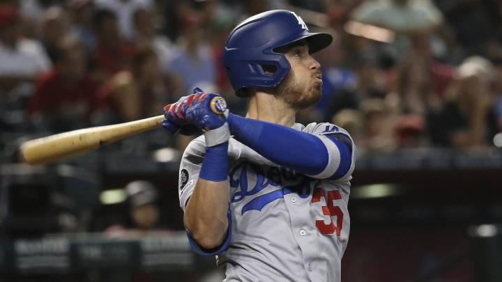Cody Bellinger en partido de los Dodgers