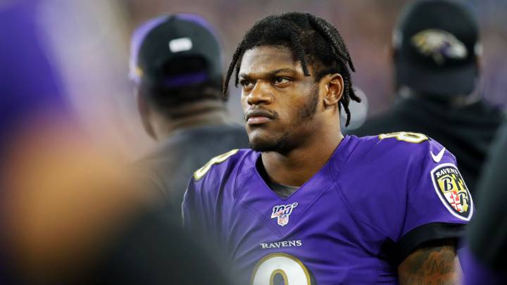 Lamar Jackson con Ravens