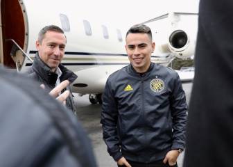 Lucas Zelarayán fue recibido como ídolo en Columbus