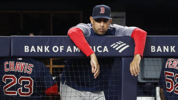 Alex Cora con Red Sox