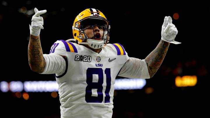 Thaddeus Moss con LSU