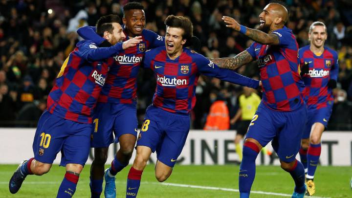 Lionel Messi evitó caída del FC Barcelona en el debut de Setién