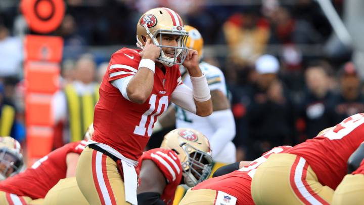 Jimmy Garoppolo contra Packers en el NFC Championship Game
