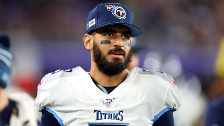 Mariota con los Titans