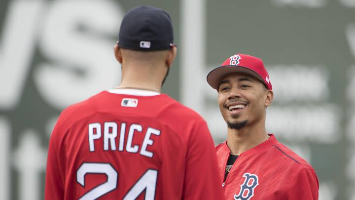David Price y Mookie Betts