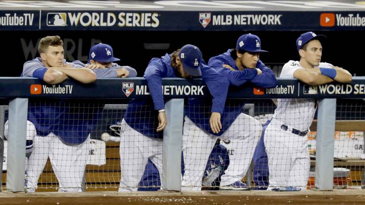 Dodgers en derrota en Serie Mundial de 2017