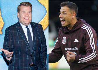 James Corden celebra la llegada de Chicharito
