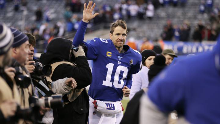 Eli Manning se despide de los Giants