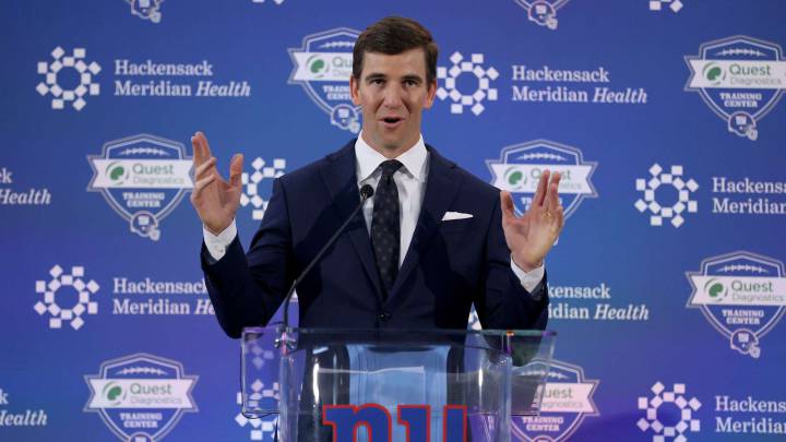 Eli Manning confirmó su retiro con los New York Giants