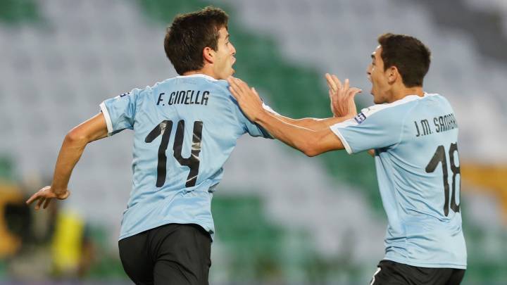 Francisco Ginella marcó en único talanto de Uruguay ante Perú
