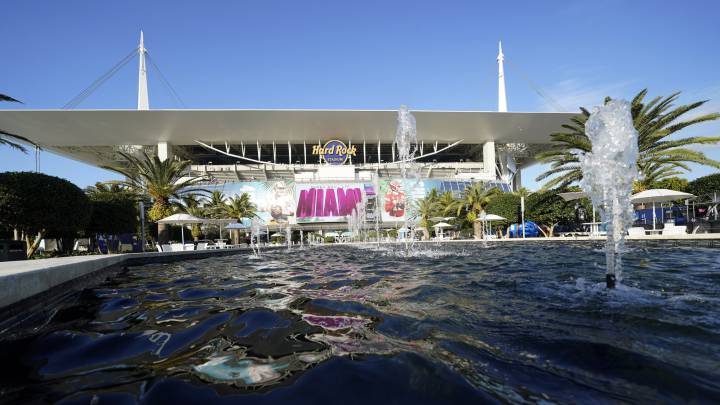 Exetrior del Hard Rock Stadium