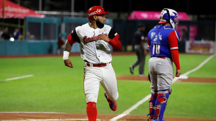 Ali Castillo con los Cardenales de Lara