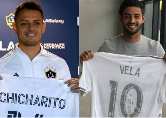 Las armaduras que portarán Chicharito y Vela en la MLS