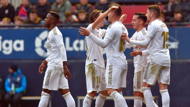 Real Madrid viene de atrás para golear 4-1 a Osasuna