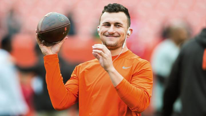 Johnny Manziel con Browns