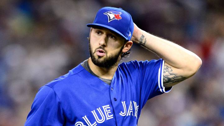 Mike Bolsinger con Blue Jays