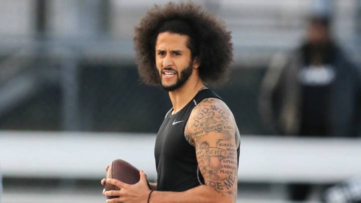 Colin Kaepernick en evento