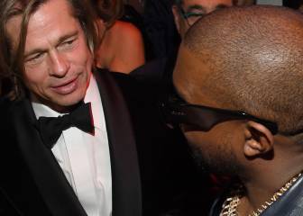 La gran reunión de Brad Pitt y Kanye West en el after-party
