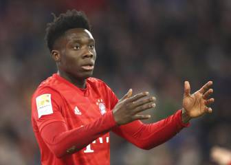 Alphonso Davies sufrió lesión en entrenamiento del Bayern