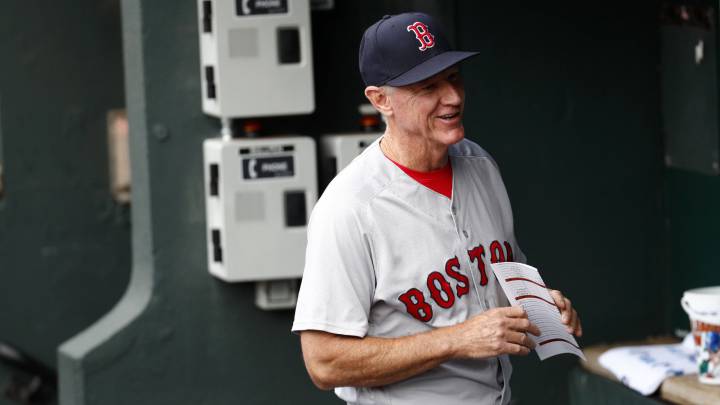 Ron Roenicke con Red Sox