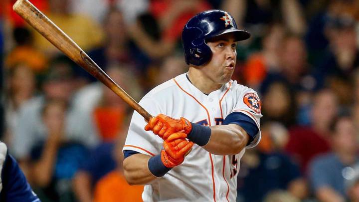 Carlos Beltrán con los Astros