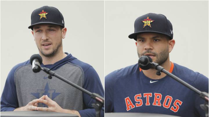 Bregman y Altuve se disculpan