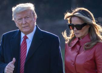 Donald Trump y Melania presentes en Daytona 500