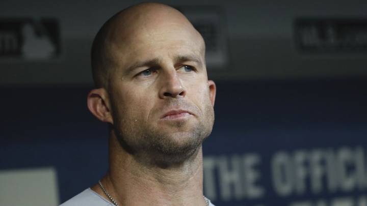 Brett Gardner en el dugout