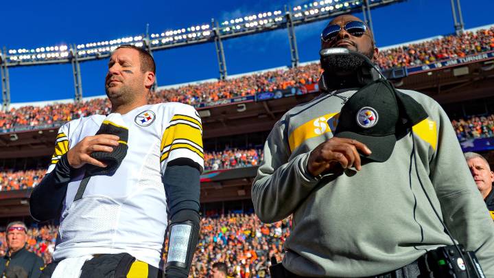 Ben Roethlisberger y Mike Tomlin
