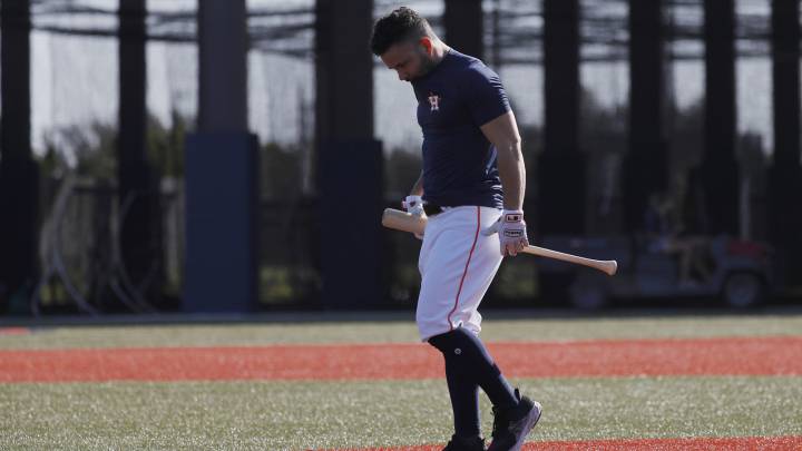 José Altuve, en el Spring Training