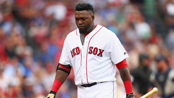 David Ortiz en partido de Red Sox