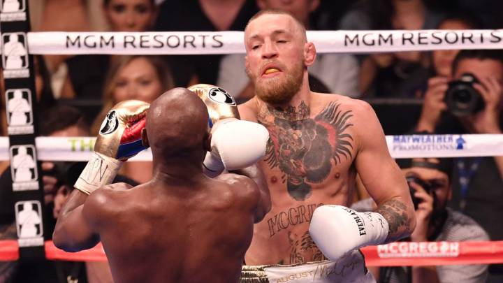 Mayweather: "Si me pagan, patearé el trasero de McGregor"