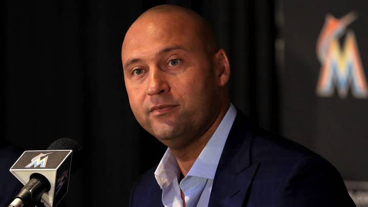 Jeter en conferencia de prensa