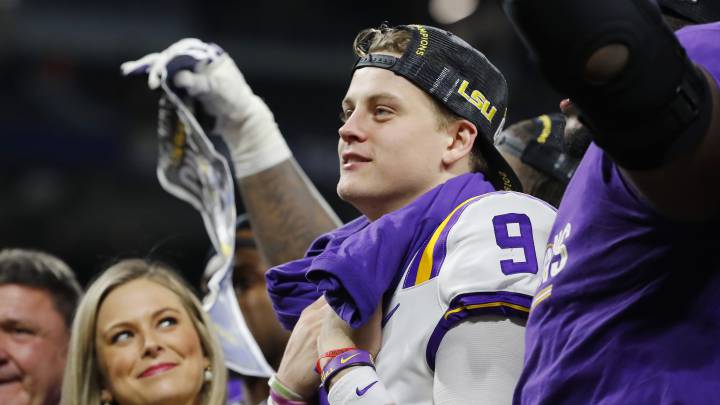 Joe Burrow con LSU