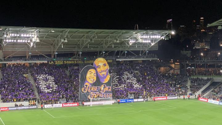 Barra del LAFC brinda homenaje a Kobe y Gianna Bryant