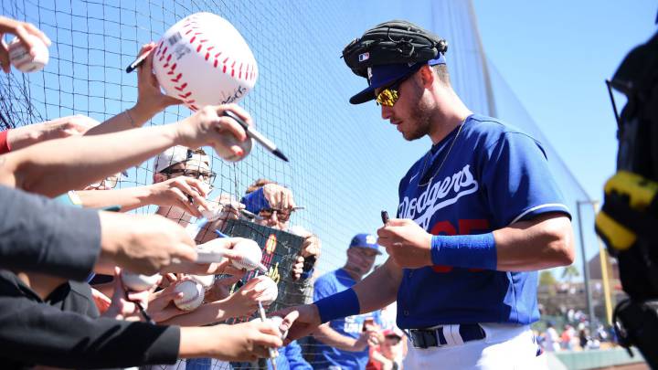 Cody Bellinger en partido de los Dodgers
