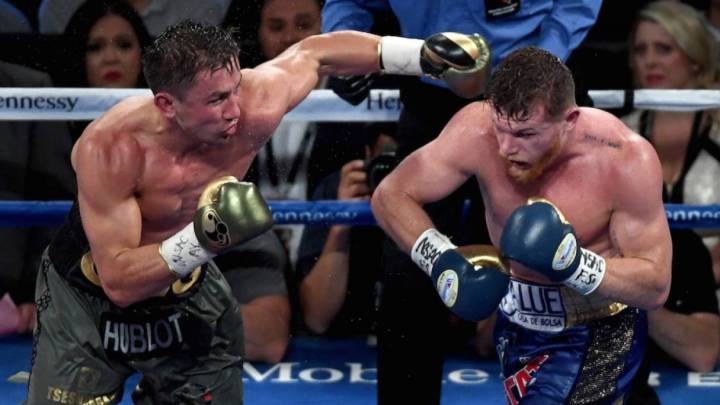 Pelea entre Golovkin y Álvarez