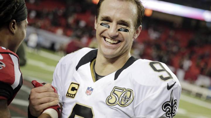 Drew Brees con los Saints