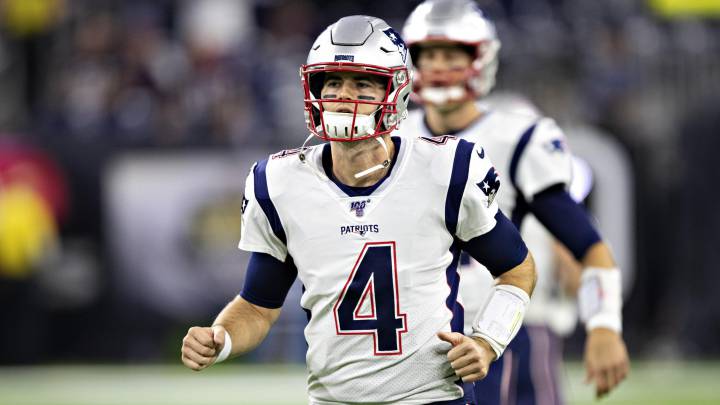Jarrett Stidham con los Patriots