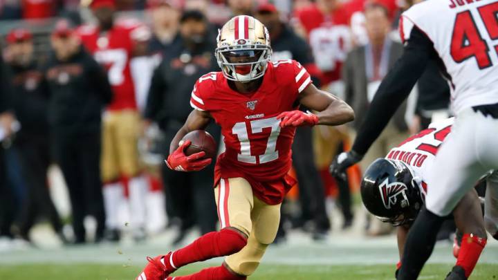 Emmanuel Sanders con los 49ers