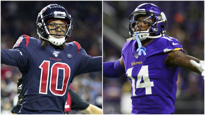 DeAndre Hopkins y Stefon Diggs