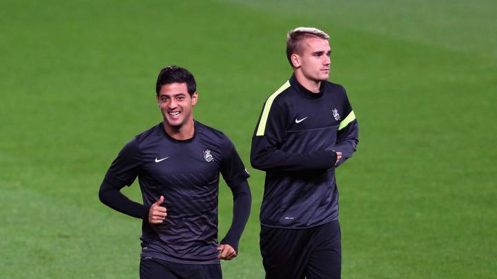 Griezmann pone a Carlos Vela en el XI ideal de sus compañeros