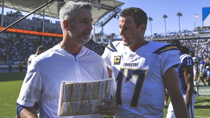 Philip Rivers y Frank Reich