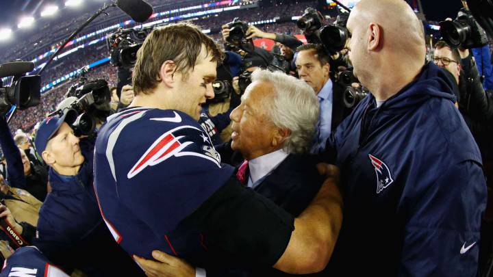 Tom Brady y Robert Kraft