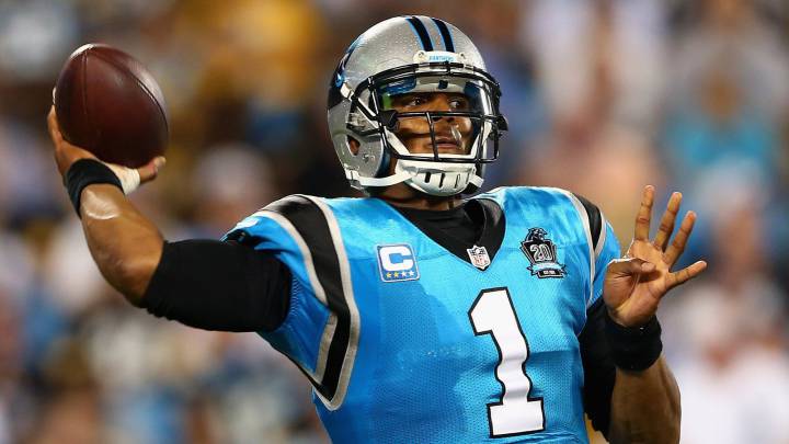 Cam Newton con los Panthers