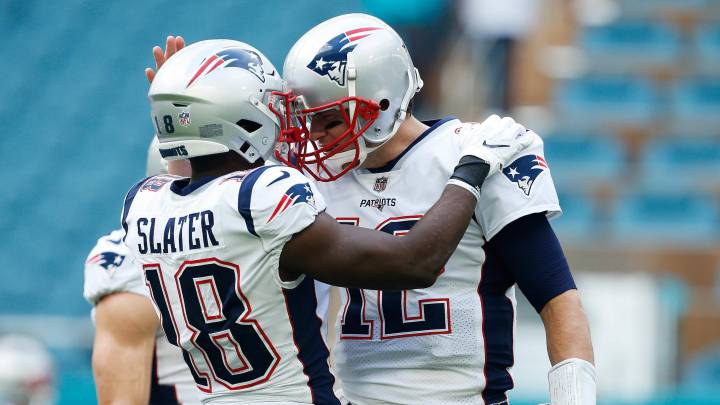 Matthew Slater y Tom Brady